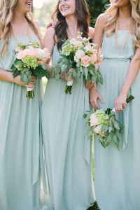 bridesmaids country wedding gowns