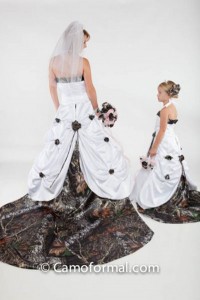 Country Wedding Ideas Dress with camo 