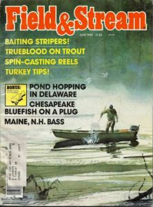 A vintage field and streams magazine cover, clays issue