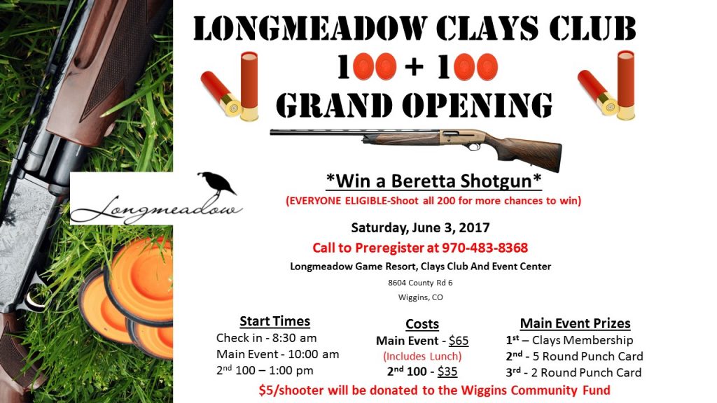 Longmeadow Sporting Clays Club 100+100 Grand Opening