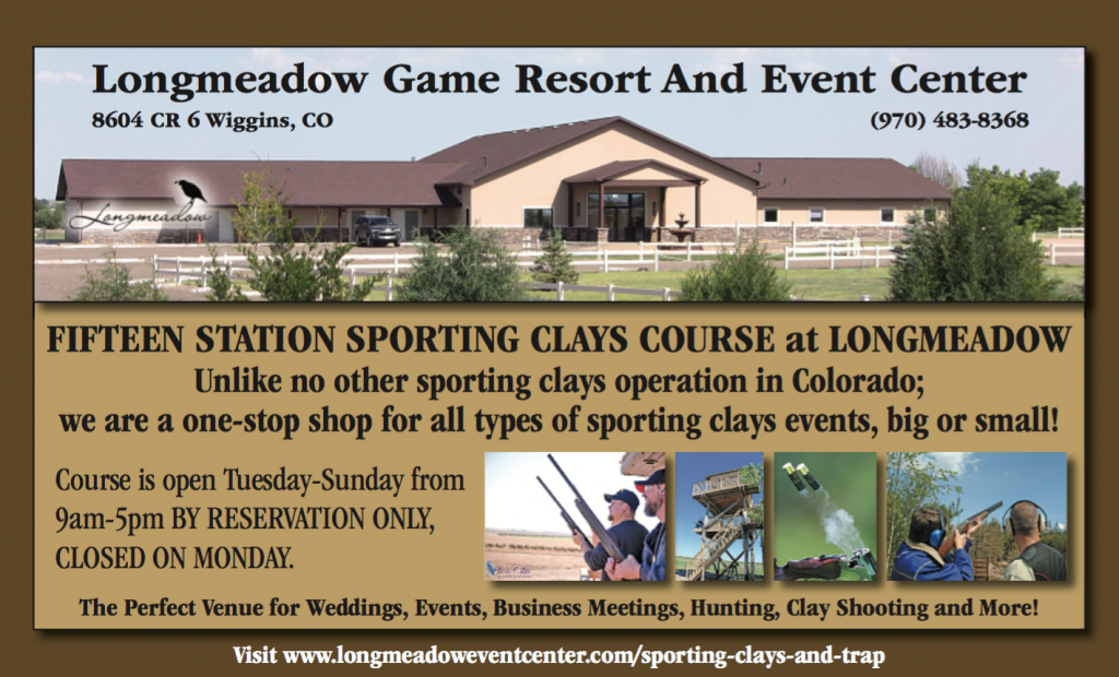 A flyer for the Longmeadow Sporting Clays Club, NSCA/CSCA