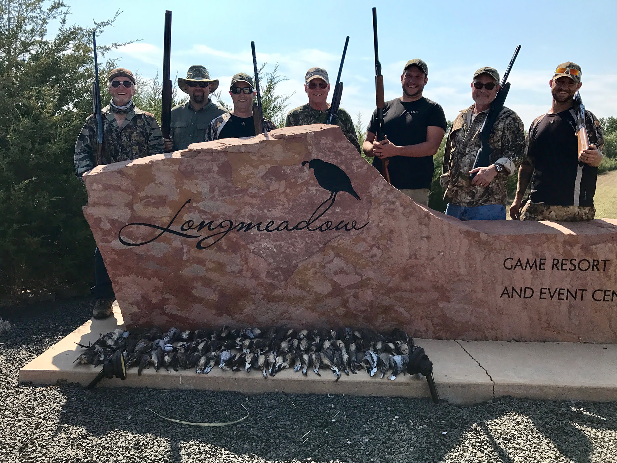 Dove Hunters with Their Birds at Longmeadow Clays Club