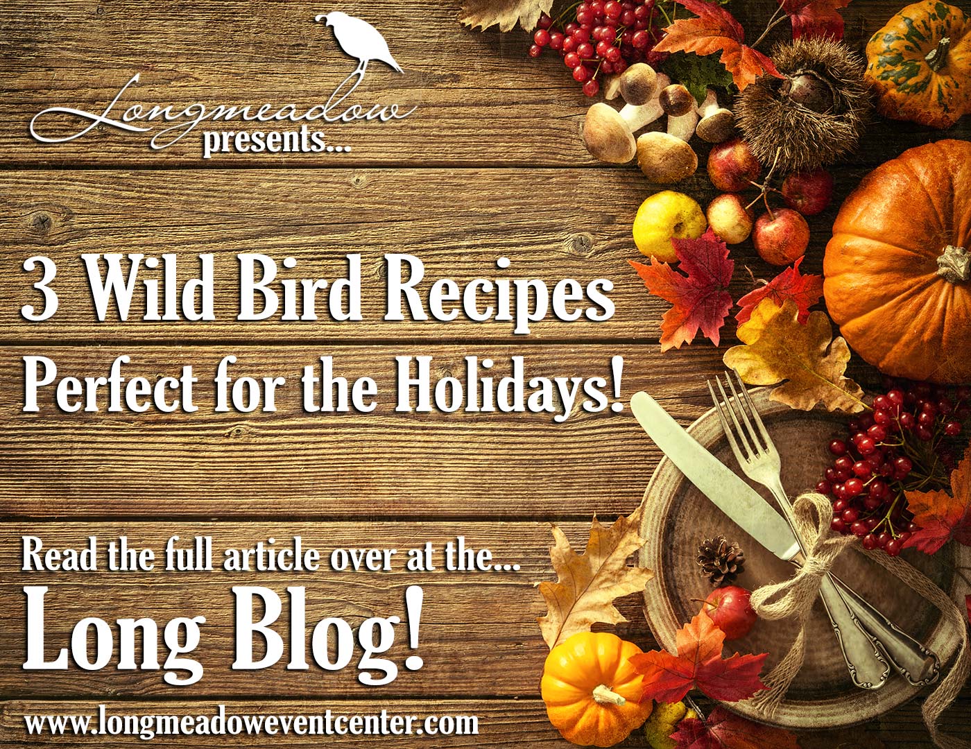 3 Wild Bird Recipes Perfect for the Holidays
